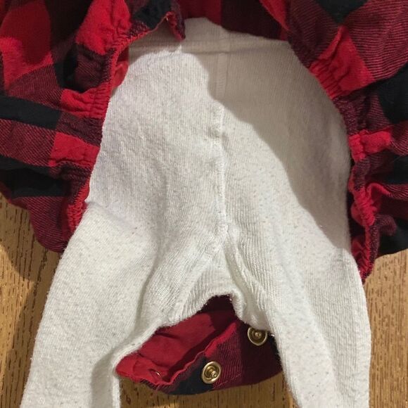 Tommy Bahama Baby Girls’ Christmas Holiday 2-PC Plaid Set Size- 12M - Picture 4 of 6